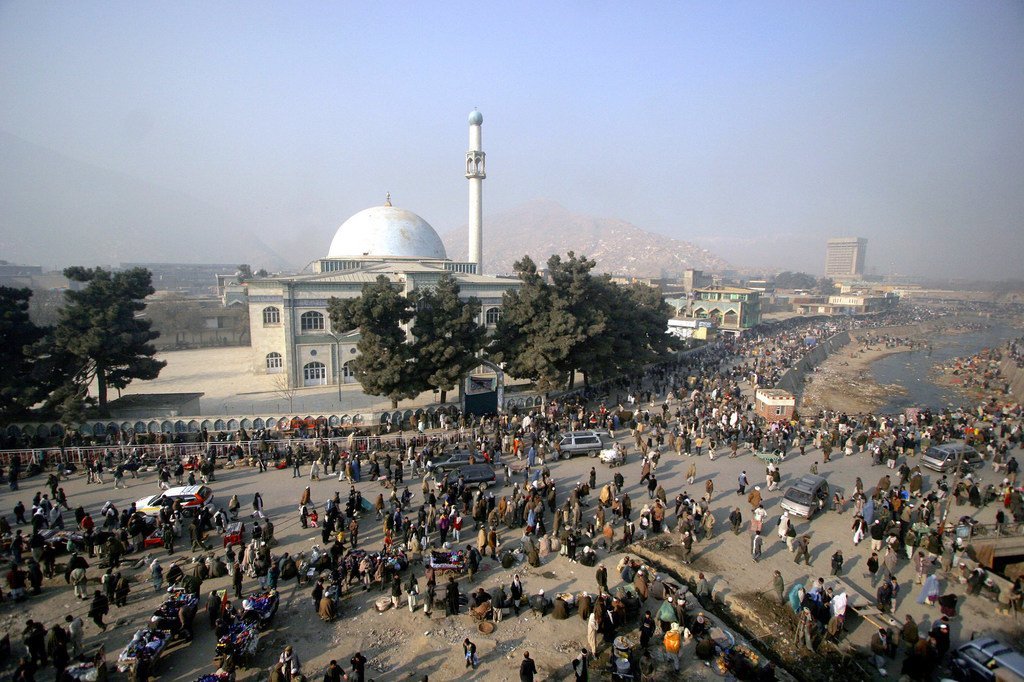 مسجد بل خشتي في كابول بأفغانستان. (من أرشيف)